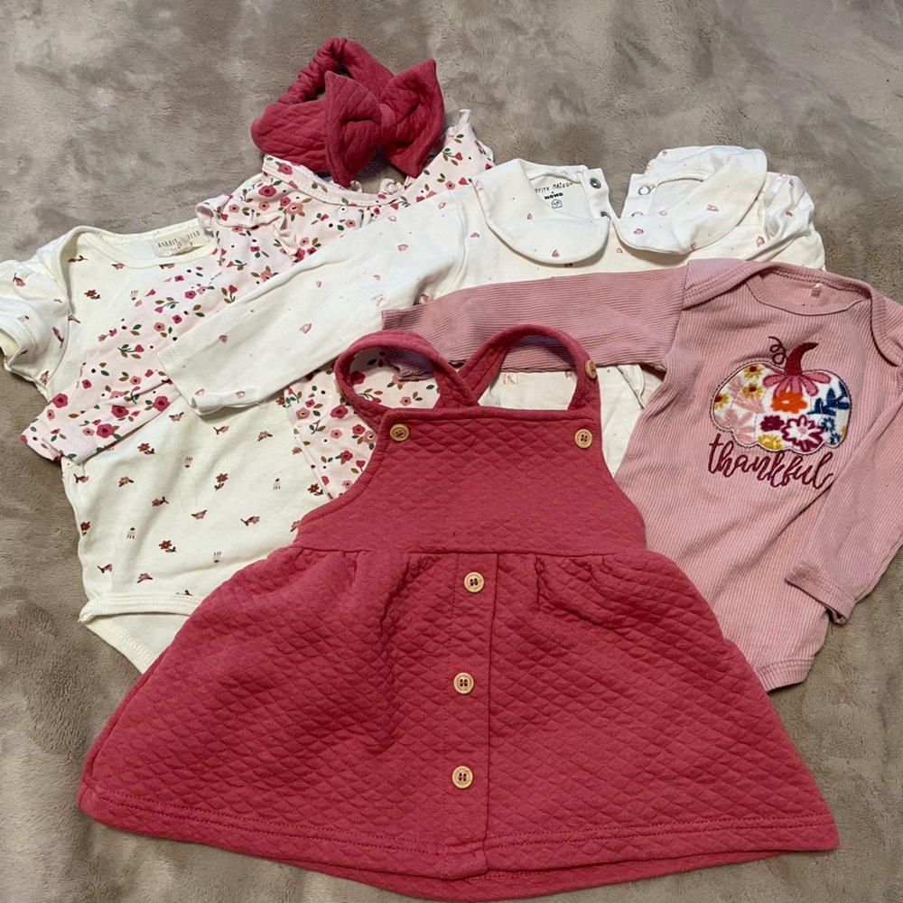 Baby girl fall/thanksgiving set